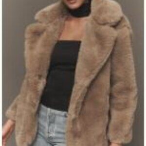 NWT BLANKNYC Faux Fur Coat - Large